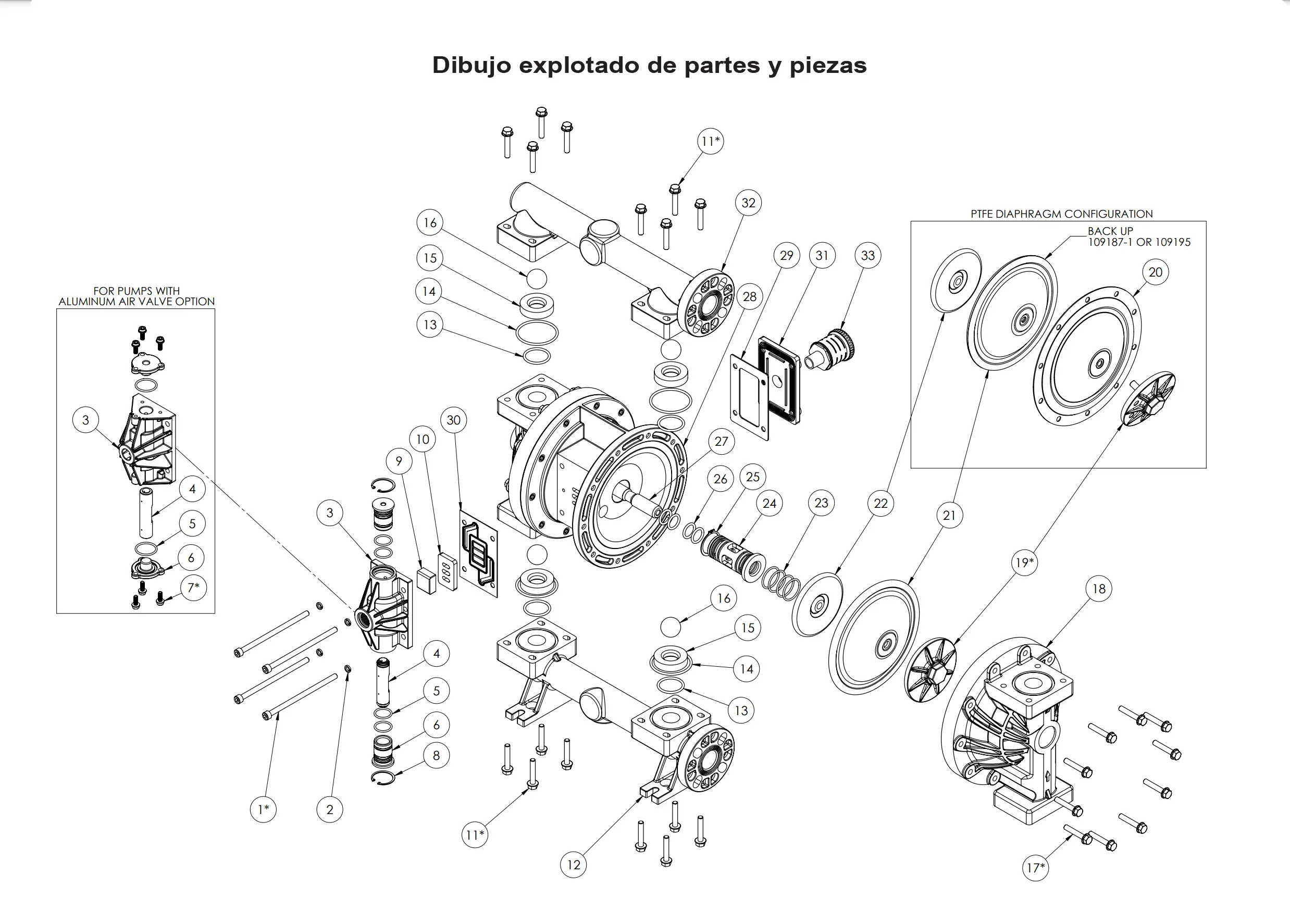 kit FTI AIR modelo FT10P no metálica