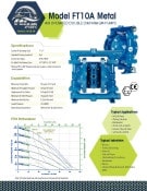 Bomba diafragma FTI AIR FT10P datos tecnicos