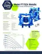 Bomba diafragma FTI AIR FT15A datos tecnicos