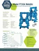 Bomba diafragma FTI AIR FT30A datos tecnicos