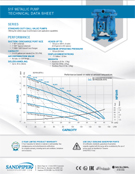 Bomba diafragma Sandpiper S1f metalica datos tecnicos