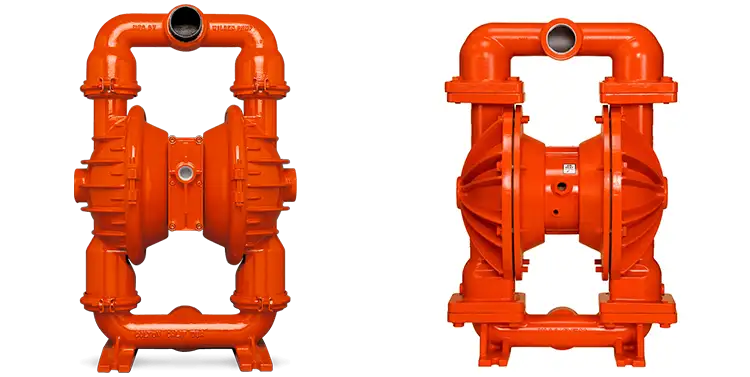 Bomba de diafragma marca WILDEN de 2”/ 51 mm Metalica